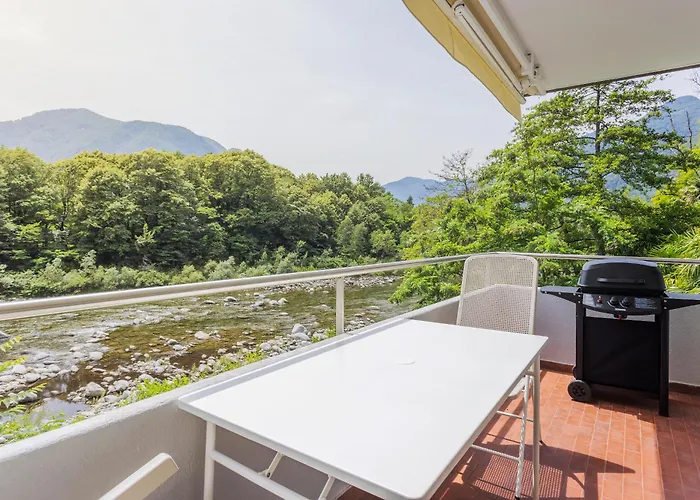 Immersi Nella Natura Con Accesso Al Fiume Maggia בית נופש